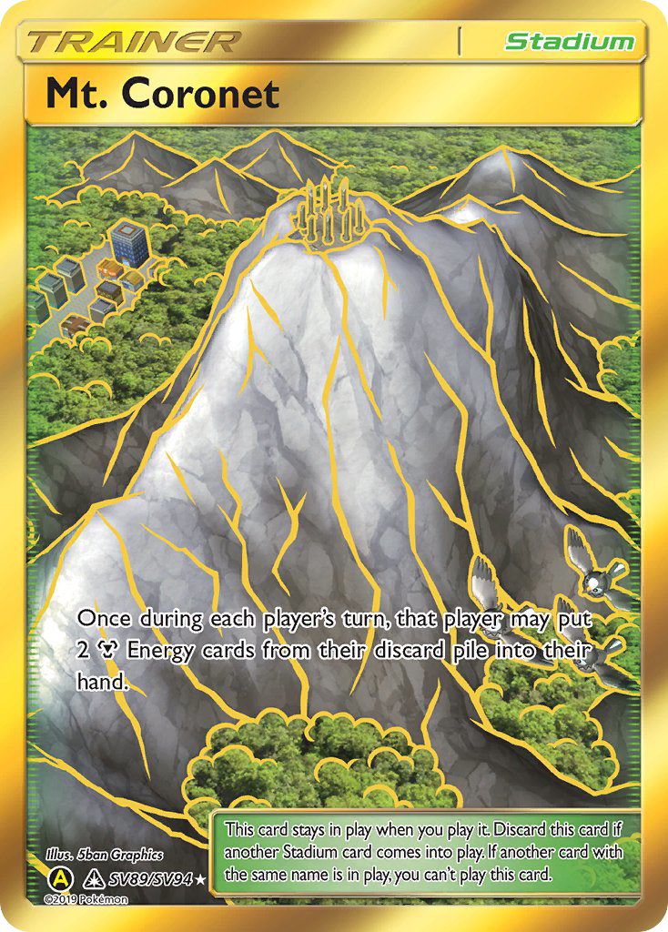 Mt. Coronet (SV89/SV94) [Sun &amp; Moon: Hidden Fates - Shiny Vault]