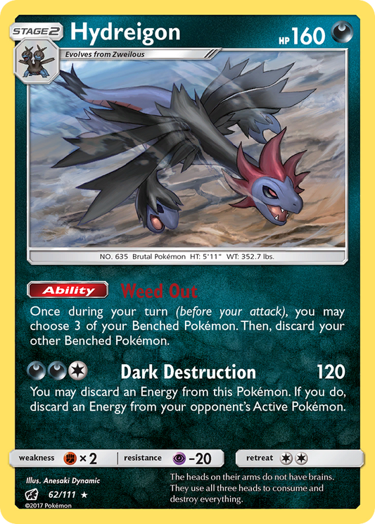 Hydreigon (62/111) [Soleil et Lune : Invasion Pourpre] 