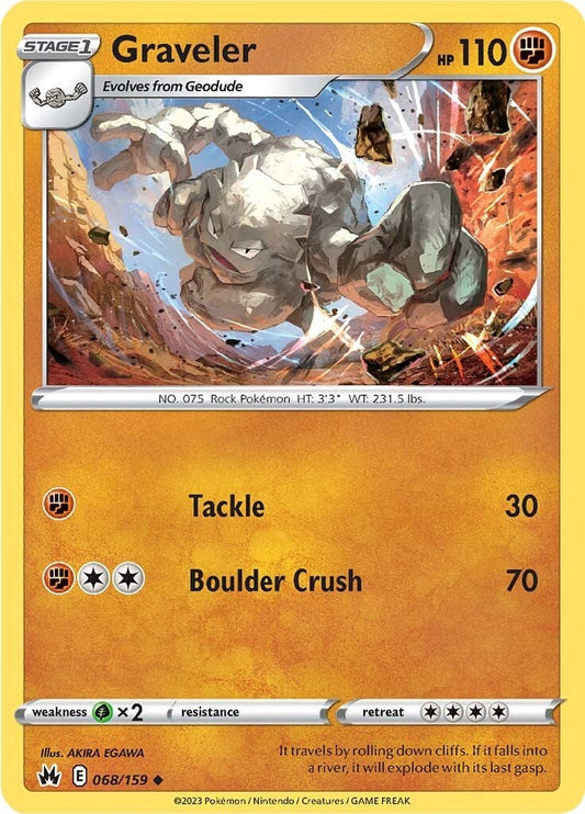 Graveler (068/159) [Épée &amp; Bouclier : Crown Zenith] 