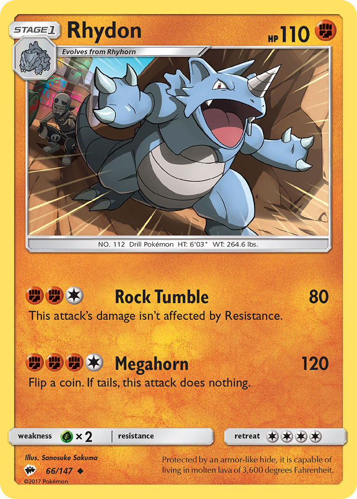 Rhydon (66/147) [Soleil et Lune : Ombres Brûlantes] 