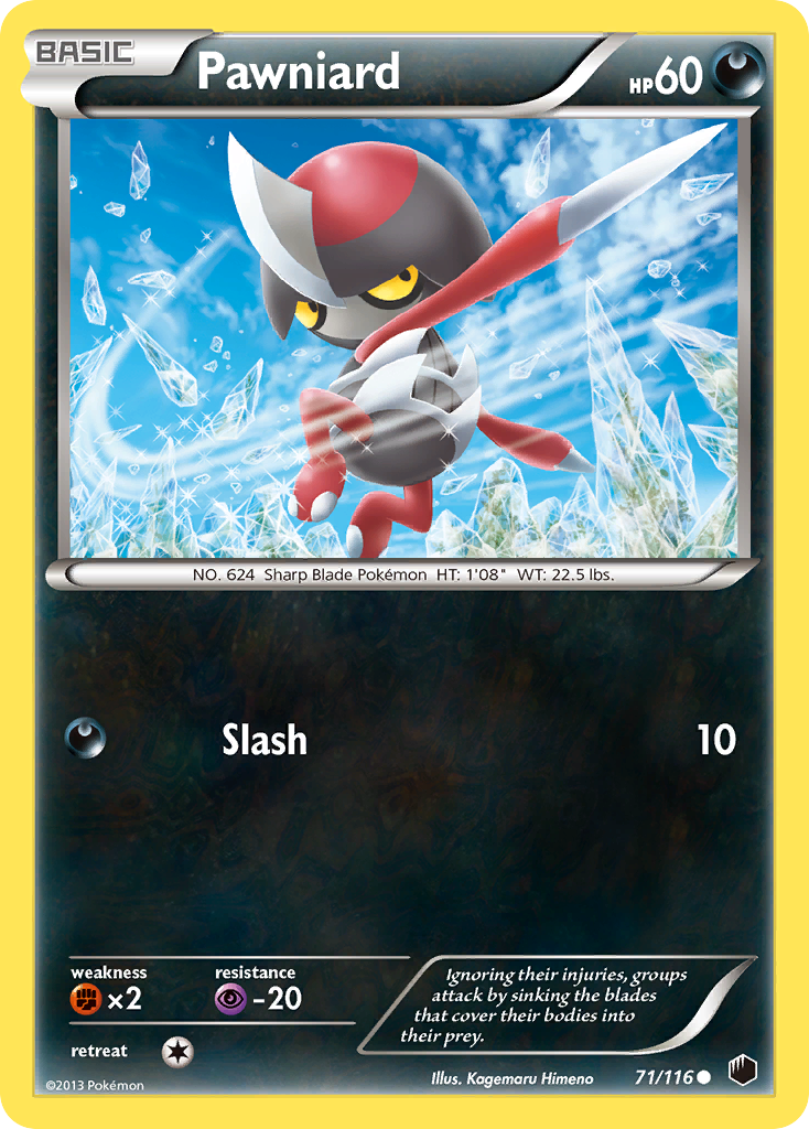 Pawniard (71/116) [Noir et blanc : Plasma Freeze] 
