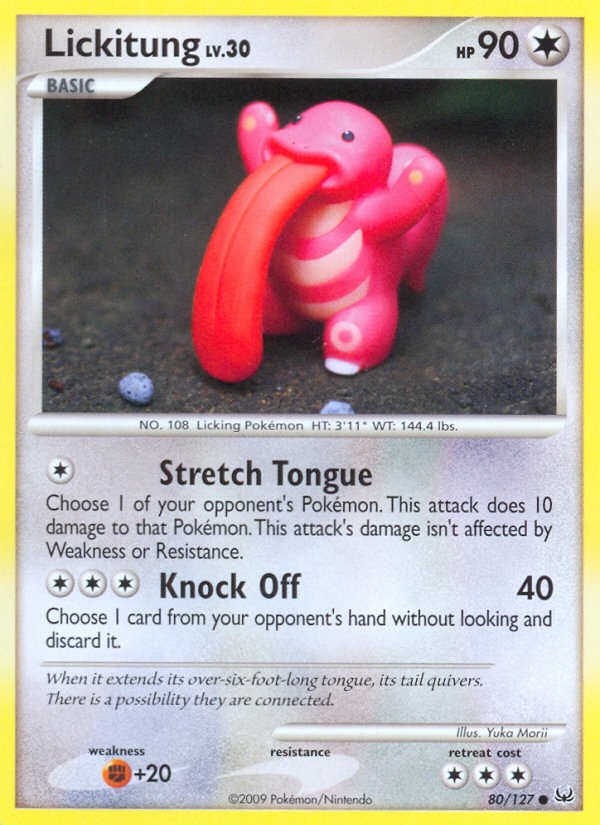 Lickitung (80/127) [Platinum: Base Set][Yuka Morii]