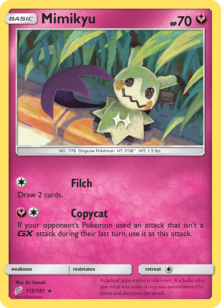Mimikyu (112/181) [Soleil et Lune : Faites équipe] 