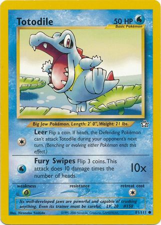 Totodile (81/111) [Néo Genèse] 