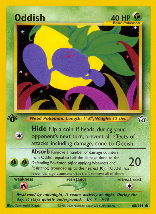 Oddish (68/111) [Neo Genesis 1ère édition] 