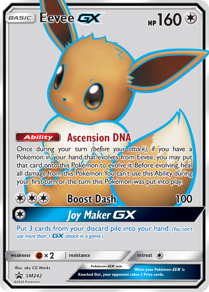 Evoli GX (SM242) [Soleil et Lune : Promotions de l'étoile noire] 