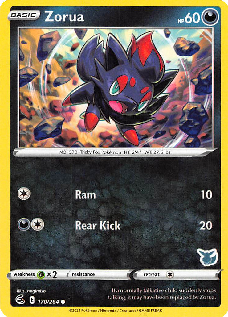 Zorua (170/264) (Deck Évoli) [Battle Academy 2022] 