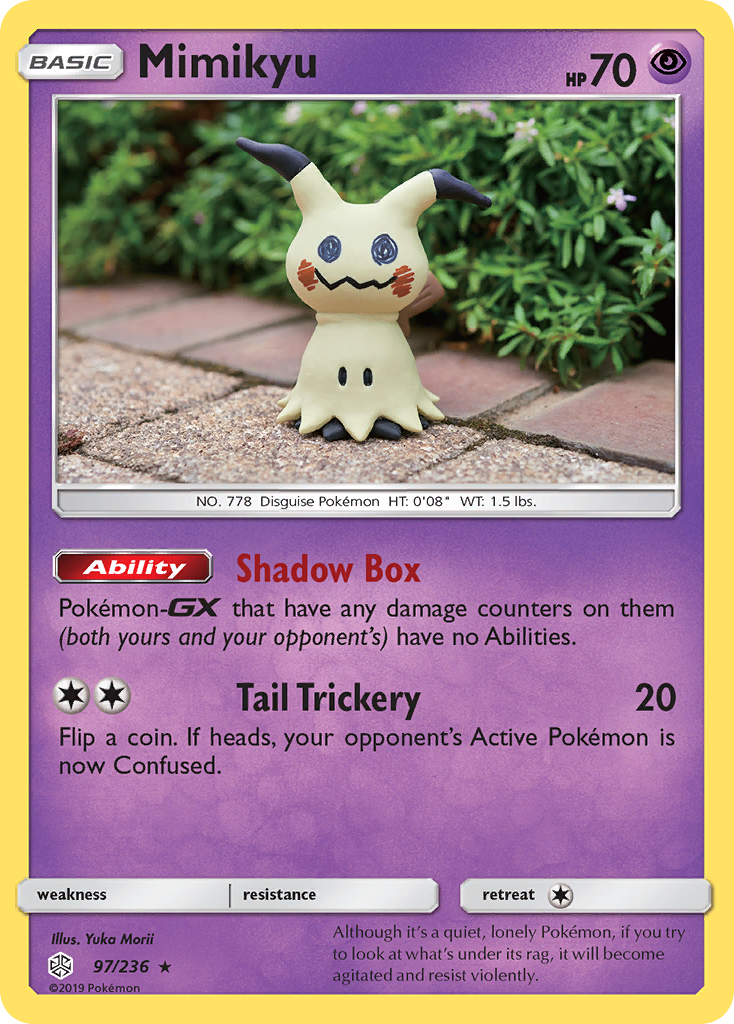 Mimikyu (97/236) [Sun & Moon: Cosmic Eclipse][Yuka Morii]