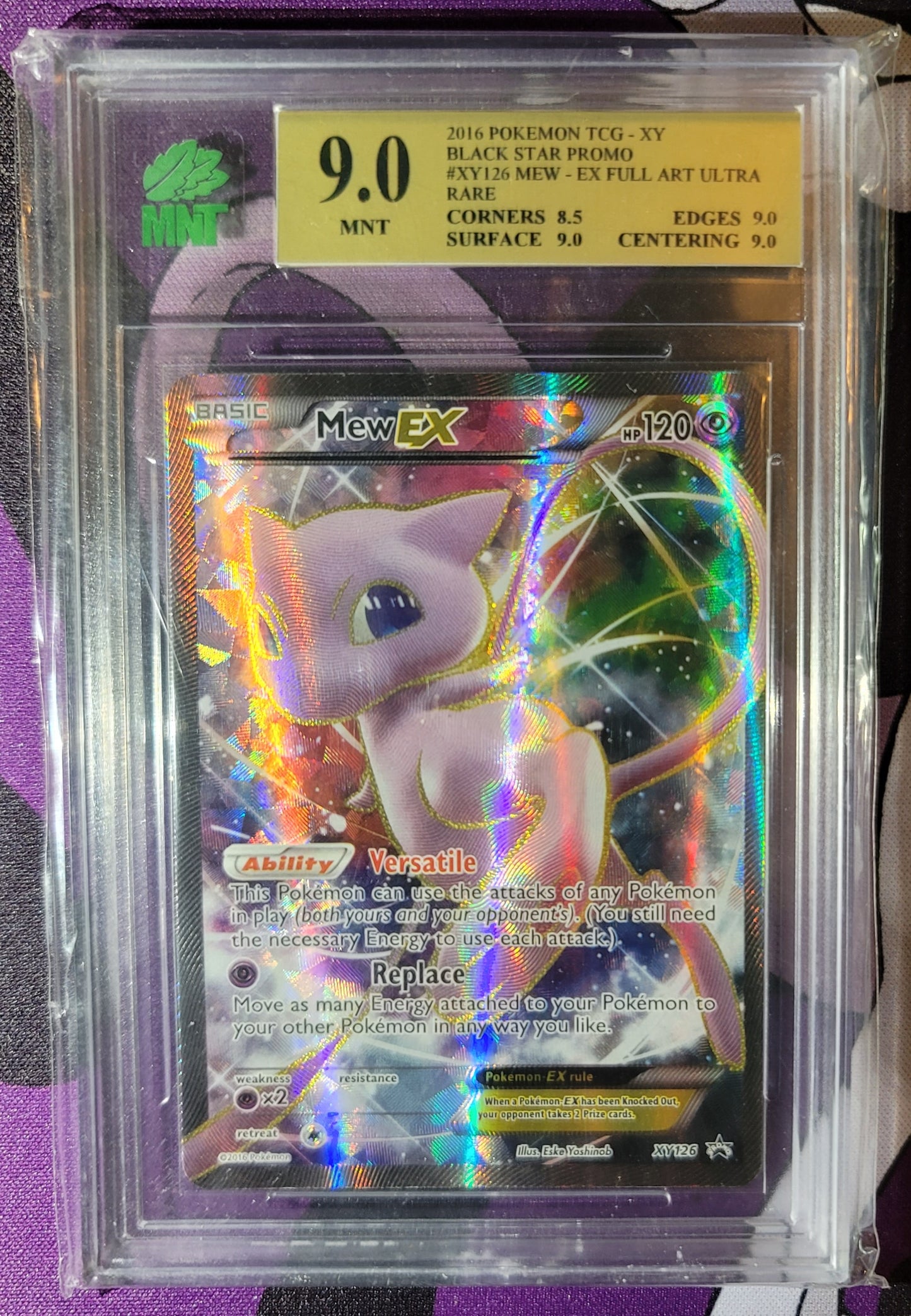 [MNT] 9.0 MNT MEW EX (XY126) [XY: BLACK STAR PROMOS]